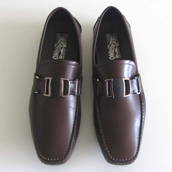 SALVATORE FERRAGAMO Sardegna buckle drivers 9 1/2 - Picture 3 of 8